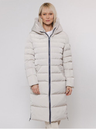 Keilafur Padded Coat - Stone 